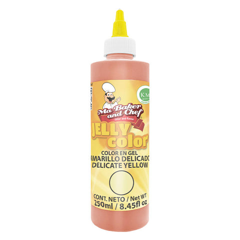 MBK Gel food coloring - Canary Yellow on white background