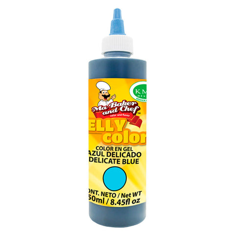 MBK Gel food coloring - Baby Blue on white background