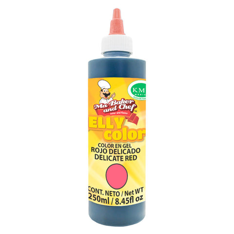 MBK Gel food coloring - Coral on white background