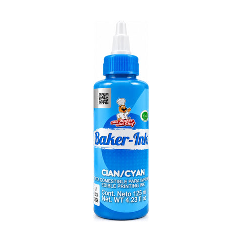 MBK Edible ink refill Cyan on white background
