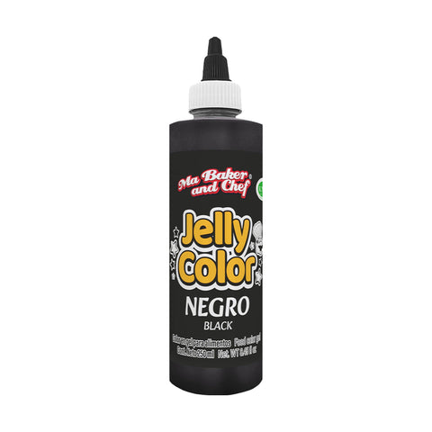 MBK Gel food coloring - Black 250 ML on white background