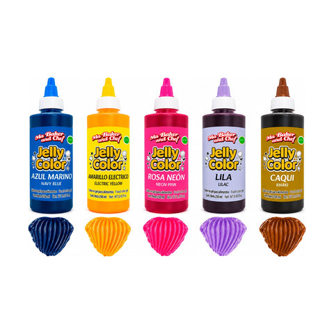 MBK Gel food coloring on white background