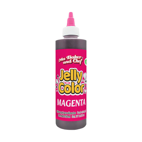 MBK Gel food coloring - Magenta 250 ML on white background