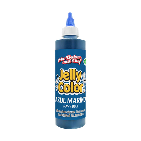 MBK Gel food coloring - Navy Blue 250 ML on white background