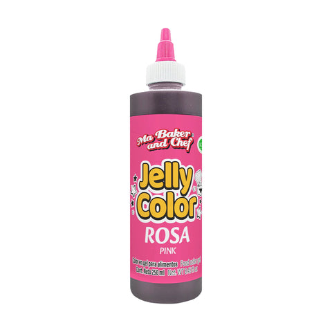MBK Gel food coloring - Pink 250 ML on white background