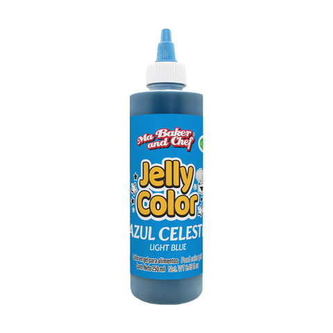 MBK Gel food coloring - Sky Blue 250 ML on white background