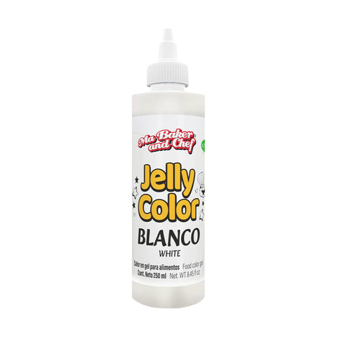 MBK Gel food coloring - White 250 ML on white background