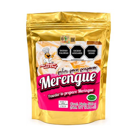 MBK Meringue powder 500 g on white background