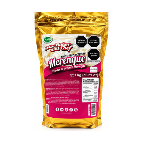 MBK Meringue powder 1 kg on white background