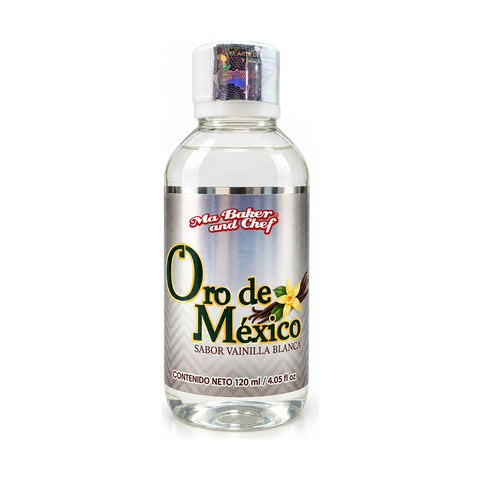 Ma Baker Gold Vanilla from Mexico 4.06 fl oz (120 ml) on white background