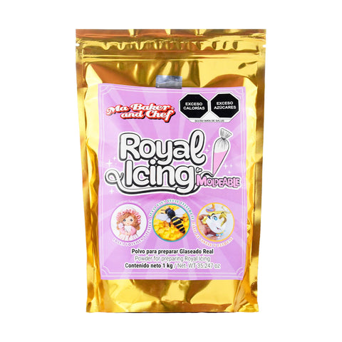 MBK Moldable royal icing - Moldable Royal Icing 35.27 oz (1 kg) on white background