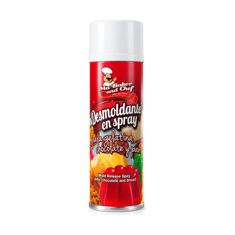 MBK Pan release spray on white background