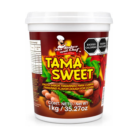 MBK Tamarind candy coating on white background