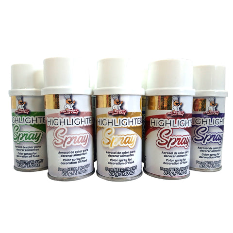 Spray Color Highlighter 3.0 oz (85 g) (Edible Spray Color Highlighter) – Ma  Baker and Chef USA