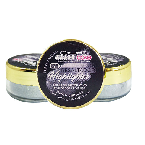 Resaltador Highlighter Plata 0.10 oz (3 g) (Highlighter Silver)