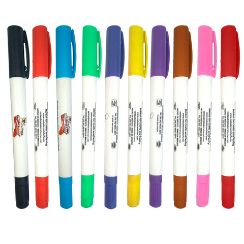 Kit de Plumón Doble Punta 10 Colores (Double Point Pen Kit 10 Colors)